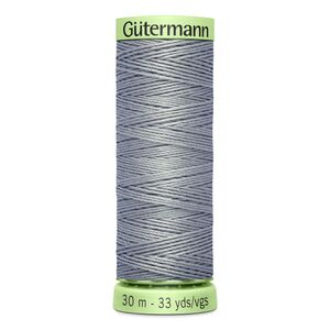 Gutermann Top Stitch Thread #40 KOALA GREY 30m Spool High Lustre, Bold Sewing