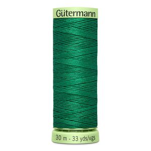 Gutermann Top Stitch Thread #402 DARK EMERALD GREEN 30m Spool High Lustre, Bold Sewing
