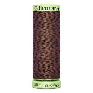 Gutermann Top Stitch Thread #446 LIGHT COFFEE BROWN 30m Spool High Lustre, Bold Sewing