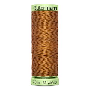 Gutermann Top Stitch Thread #448 COPPER 30m Spool High Lustre, Bold Sewing