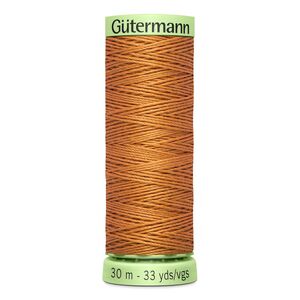 Gutermann Top Stitch Thread #612 LIGHT COPPER 30m Spool High Lustre, Bold Sewing