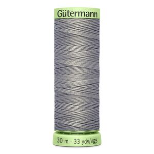 Gutermann Top Stitch Thread #634 GREY 30m Spool High Lustre, Bold Sewing