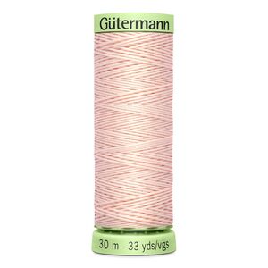 Gutermann Top Stitch Thread #658 VERY LIGHT PEACH 30m Spool High Lustre, Bold Sewing