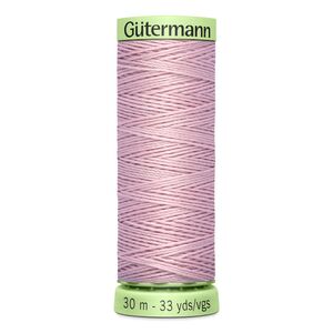 Gutermann Top Stitch Thread #662 ULTRA LIGHT SHELL PINK 30m Spool High Lustre, Bold Sewing