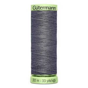 Gutermann Top Stitch Thread #701 BEAVER GREY 30m Spool High Lustre, Bold Sewing