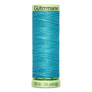 Gutermann Top Stitch Thread #714 TURQUOISE 30m Spool High Lustre, Bold Sewing