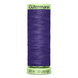 Gutermann Top Stitch Thread #86 VIOLET BLUE 30m Spool High Lustre, Bold Sewing