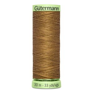Gutermann Top Stitch Thread #887 LIGHT BROWN 30m Spool High Lustre, Bold Sewing