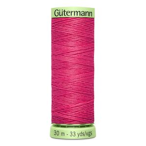 Gutermann Top Stitch Thread #890 HOT PINK 30m Spool High Lustre, Bold Sewing