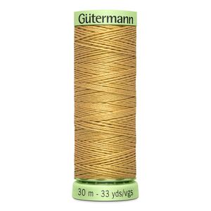 Gutermann Top Stitch Thread #893 OLD GOLD 30m Spool High Lustre, Bold Sewing