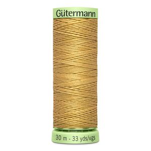 Gutermann Top Stitch Thread #893 OLD GOLD 30m Spool High Lustre, Bold Sewing