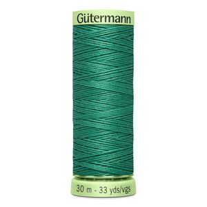 Gutermann Top Stitch Thread #925 DARK AQUAMARINE 30m Spool High Lustre, Bold Sewing