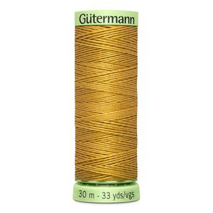 Gutermann Top Stitch Thread #968 GOLD 30m Spool High Lustre, Bold Sewing