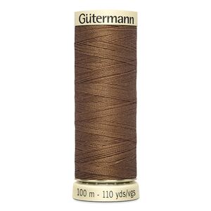 Gutermann Sew-all Thread 100m #124 LIGHT BROWN, 100% Polyester