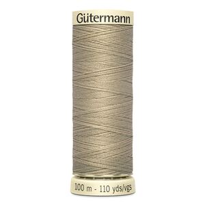 Gutermann Sew-all Thread 100m #131 LIGHT MOCHA BEIGE, 100% Polyester