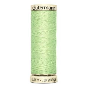 Gutermann Sew-all Thread 100m #152 VERY LIGHT GREEN, 100% Polyester