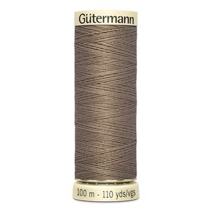 Gutermann Sew-all Thread 100m #160 LATTE BROWN, 100% Polyester