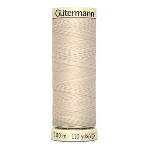 Gutermann Sew-all Thread 100m #169 NATURAL or CREAM, 100% Polyester