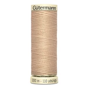 Gutermann Sew-all Thread 100m #170 DARK CREAM, 100% Polyester
