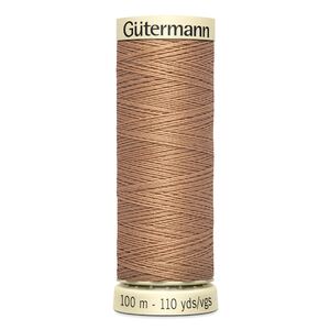 Gutermann Sew-all Thread 100m #179 LIGHT NUTMEG BROWN, 100% Polyester