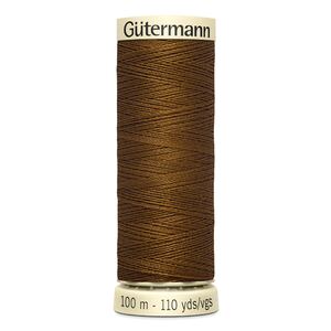 Gutermann Sew-all Thread 100m #19 BRONZE BROWN, 100% Polyester