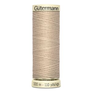 Gutermann Sew-all Thread 100m #198 VANILLA CREAM, 100% Polyester