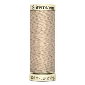 Gutermann Sew-all Thread 100m #198 VANILLA CREAM, 100% Polyester