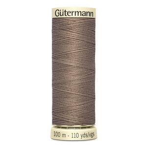 Gutermann Sew-all Thread 100m #199 LATTE BROWN, 100% Polyester
