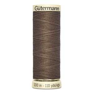 Gutermann Sew-all Thread 100m #209 LIGHT COFFEE BROWN, 100% Polyester
