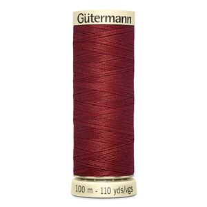 Gutermann Sew-all Thread 100m #221 DARK RED BROWN