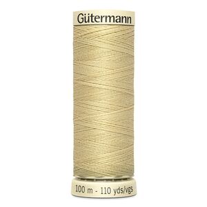Gutermann Sew-all Thread 100m #249 GOLDEN SAND, 100% Polyester