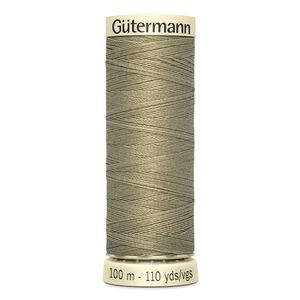 Gutermann Sew-all Thread 100m #258 LIGHT OAK BROWN, 100% Polyester
