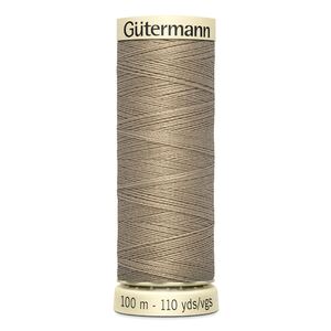 Gutermann Sew-all Thread 100m #263 LIGHT MOCHA BROWN, 100% Polyester