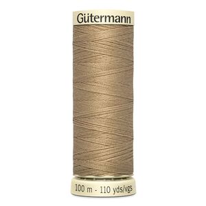 Gutermann Sew-all Thread 100m #265 MID BEIGE, 100% Polyester