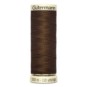 Gutermann Sew-all Thread 100m #280 BROWN, 100% Polyester