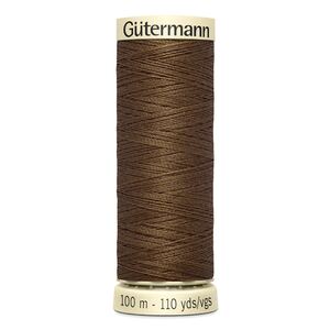 Gutermann Sew-all Thread 100m #289 MID BROWN, 100% Polyester