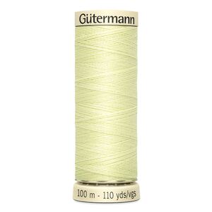 Gutermann Sew-all Thread 100m #292 VERY PALE GREEN, 100% Polyester