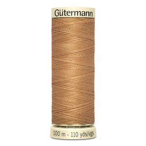 Gutermann Sew-all Thread 100m #307 LATTE TAN, 100% Polyester
