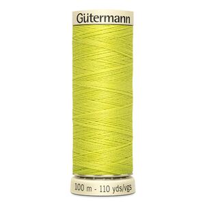 Gutermann Sew-all Thread 100m #334 YELLOW GREEN, 100% Polyester