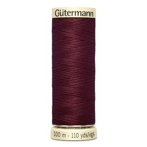 Gutermann Sew-all Thread 100m #369 CLARET or WINE, 100% Polyester