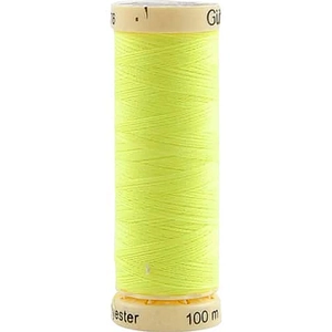 Gutermann Sew-all Thread 100m #3835 NEON YELLOW, 100% Polyester