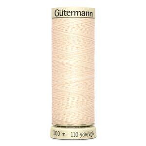 Gutermann Sew-all Thread 100m #414 BLONDE CREAM, 100% Polyester