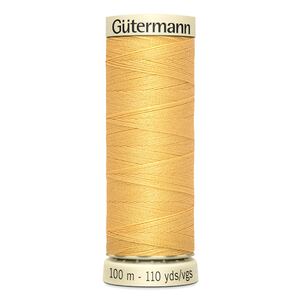 Gutermann Sew-all Thread 100m #415 PALE GOLD, 100% Polyester