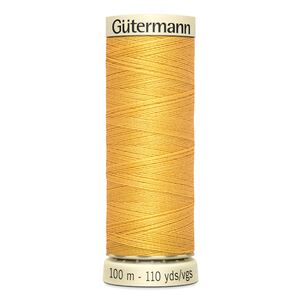Gutermann Sew-all Thread 100m #416 DARK STRAW YELLOW, 100% Polyester