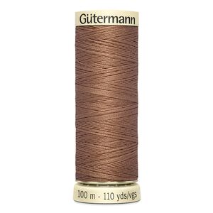 Gutermann Sew-all Thread 100m #444 MEDIUM MOCHA BEIGE, 100% Polyester