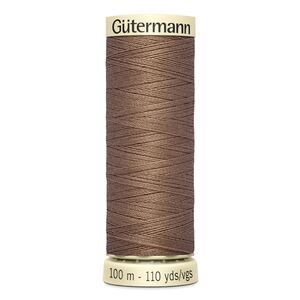 Gutermann Sew-all Thread 100m #454 MID MOCHA BEIGE, 100% Polyester