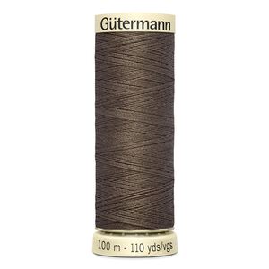 Gutermann Sew-all Thread 100m #467 MID BROWN, 100% Polyester