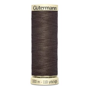 Gutermann Sew-all Thread 100m #480 DARK BROWN, 100% Polyester
