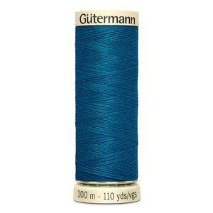 Gutermann Sew-all Thread 100m #483 MEDIUM TURQUOISE, 100% Polyester