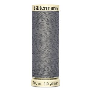 Gutermann Sew-all Thread 100m #496 BEAVER GREY, 100% Polyester